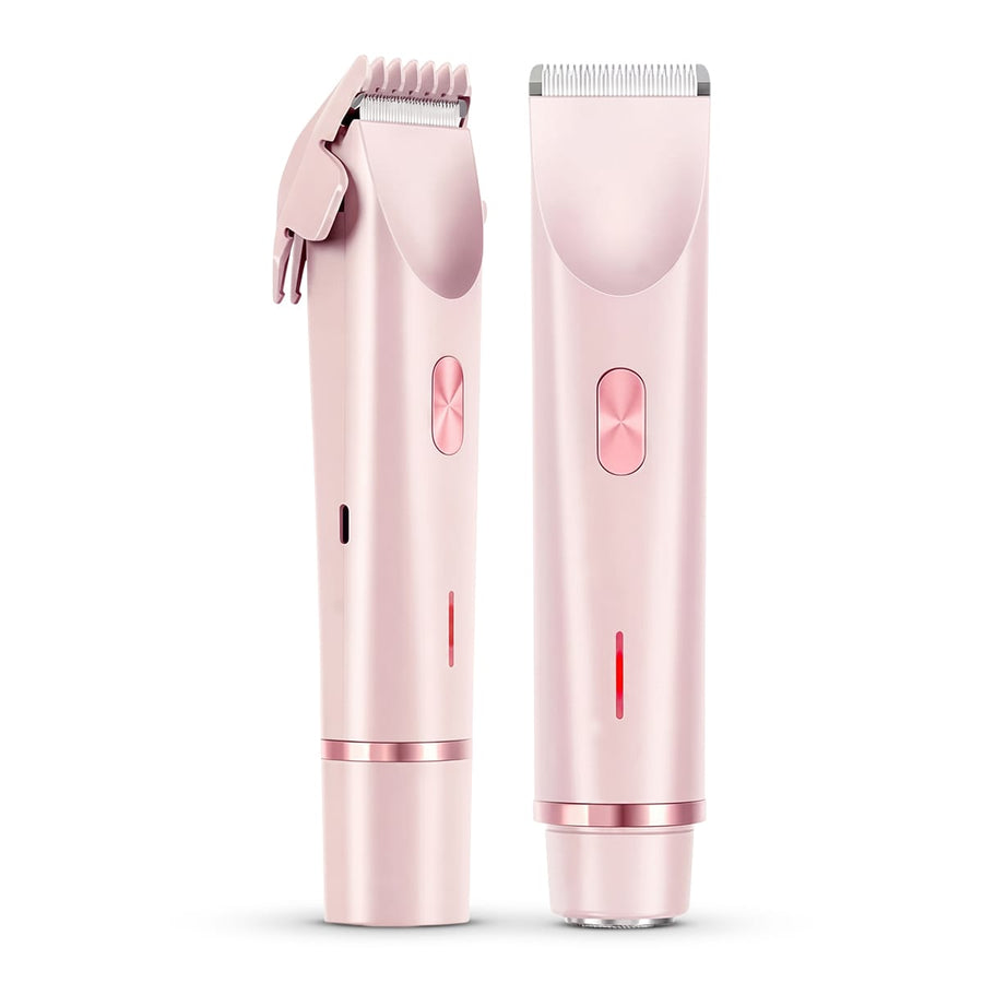 2-in-1 Körper- & Gesichtstrimmer | Keramik- & Edelstahlklingen | IPX7 Wiederaufladbarer USB-C Grooming-Trimmer | Schmid