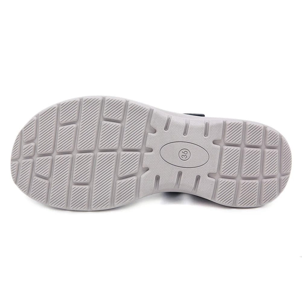 Sandalen aus PU-Leder | Verstellbare Riemen & Strukturierte Außensohle | Leichte Sandalen für Alltag, Arbeit & Freizeit | Schmid