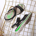 Sandalen aus PU-Leder | Verstellbare Riemen & Strukturierte Außensohle | Leichte Sandalen für Alltag, Arbeit & Freizeit | Schmid