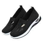 Slip-On Schuhe aus Stoff | Gepolsterte Einlegesohle & Flexible PVC-Sohle | Niedrige Schuhe für Alltag & Spaziergänge | Schmid