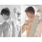 Exfolierender Rückenreiniger | Strukturierte Reinigungsfläche | Wiederverwendbares Unisex-Körperpflege-Tool für Dusche & Bad | Schmid