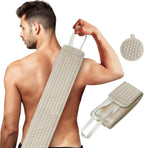 Exfolierender Rückenreiniger | Strukturierte Reinigungsfläche | Wiederverwendbares Unisex-Körperpflege-Tool für Dusche & Bad | Schmid