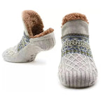 Wintersocken mit Fleecefutter | Acryl-Obermaterial & Silikonpunkte | Gefütterte Socken für den Innenbereich & Alltag | Schmid