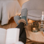Wintersocken mit Fleecefutter | Acryl-Obermaterial & Silikonpunkte | Gefütterte Socken für den Innenbereich & Alltag | Schmid