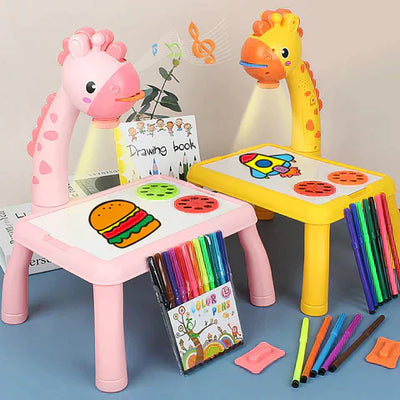 Dinoboard | kreativ-zeichenbrett für kinder mit 12-teiligem set