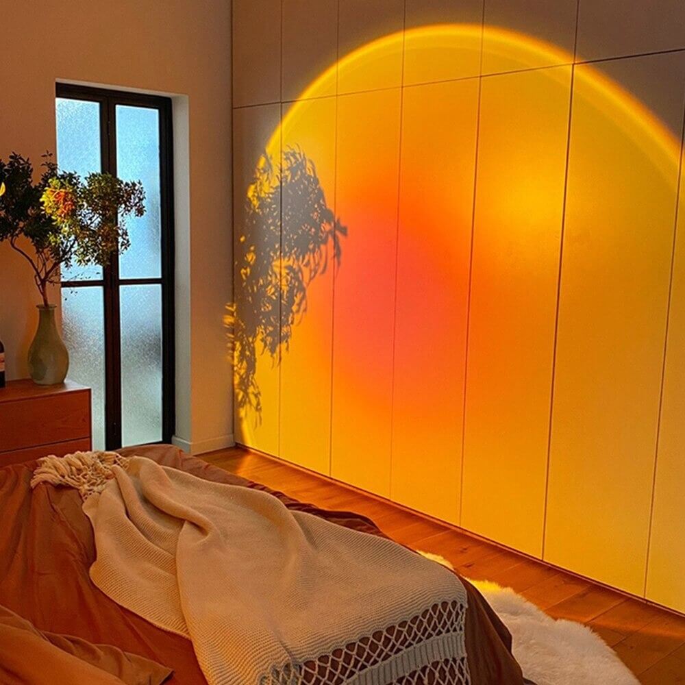 Golden Hour Sonnenuntergang Lampe | Projektor Lampe Für Romantische Atmosphäre Im Schlafzimmer Und Wohnzimmer