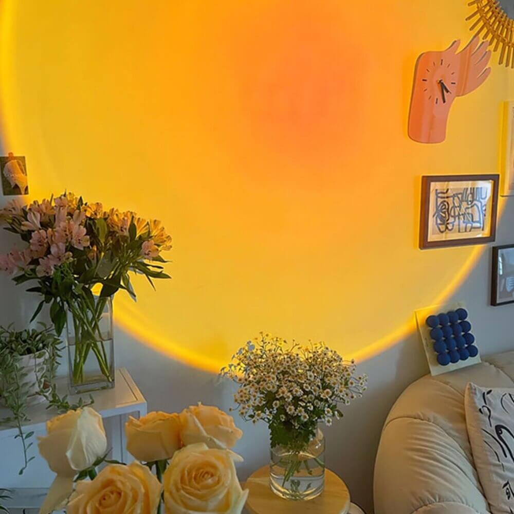 Golden Hour Sonnenuntergang Lampe | Projektor Lampe Für Romantische Atmosphäre Im Schlafzimmer Und Wohnzimmer