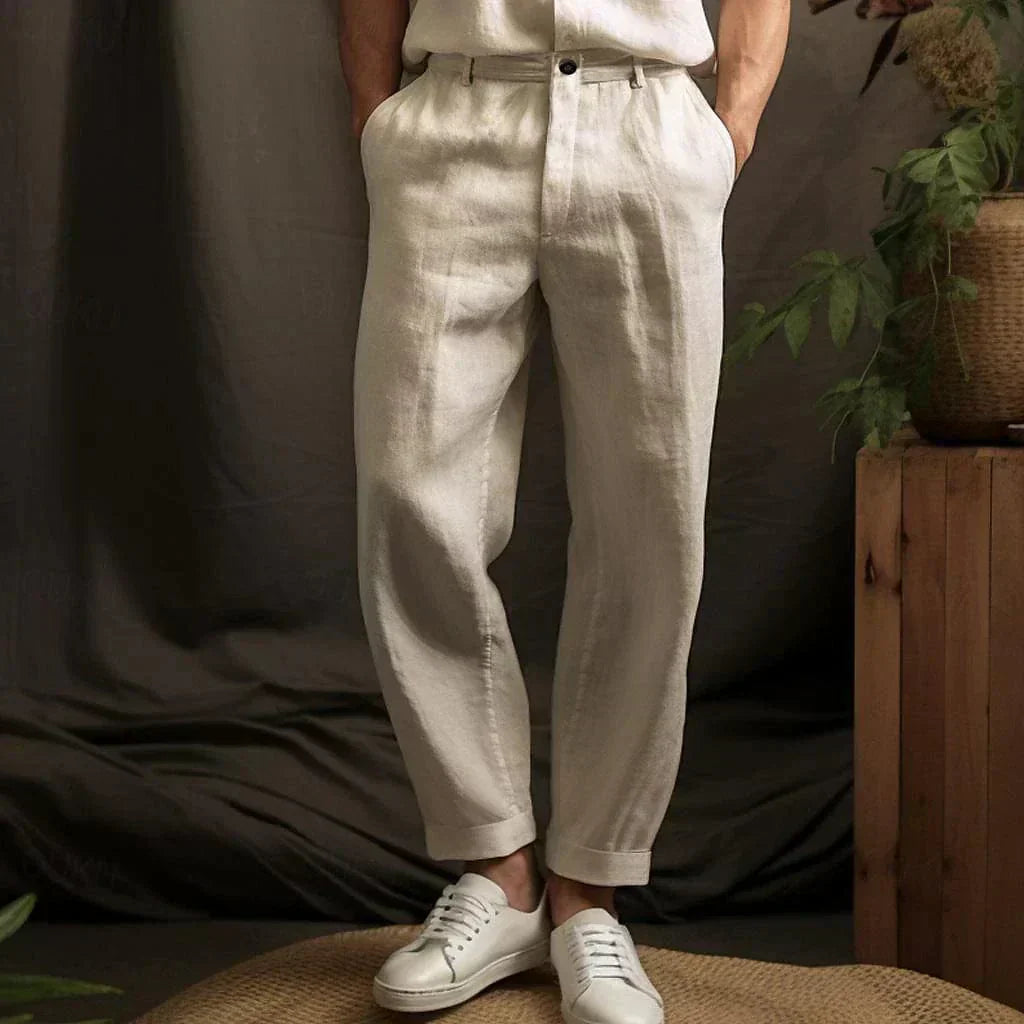 Mailand | Luftige Herren Sommer Leinenhose