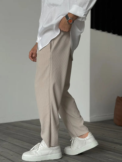Luxe Herrenhose Aus Weichem Stoff Alessio | Elegante Herrenmode Für Büro Und Freizeit