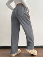 Selene Corduroy Jogger – Damen Cordhose mit weitem Bein