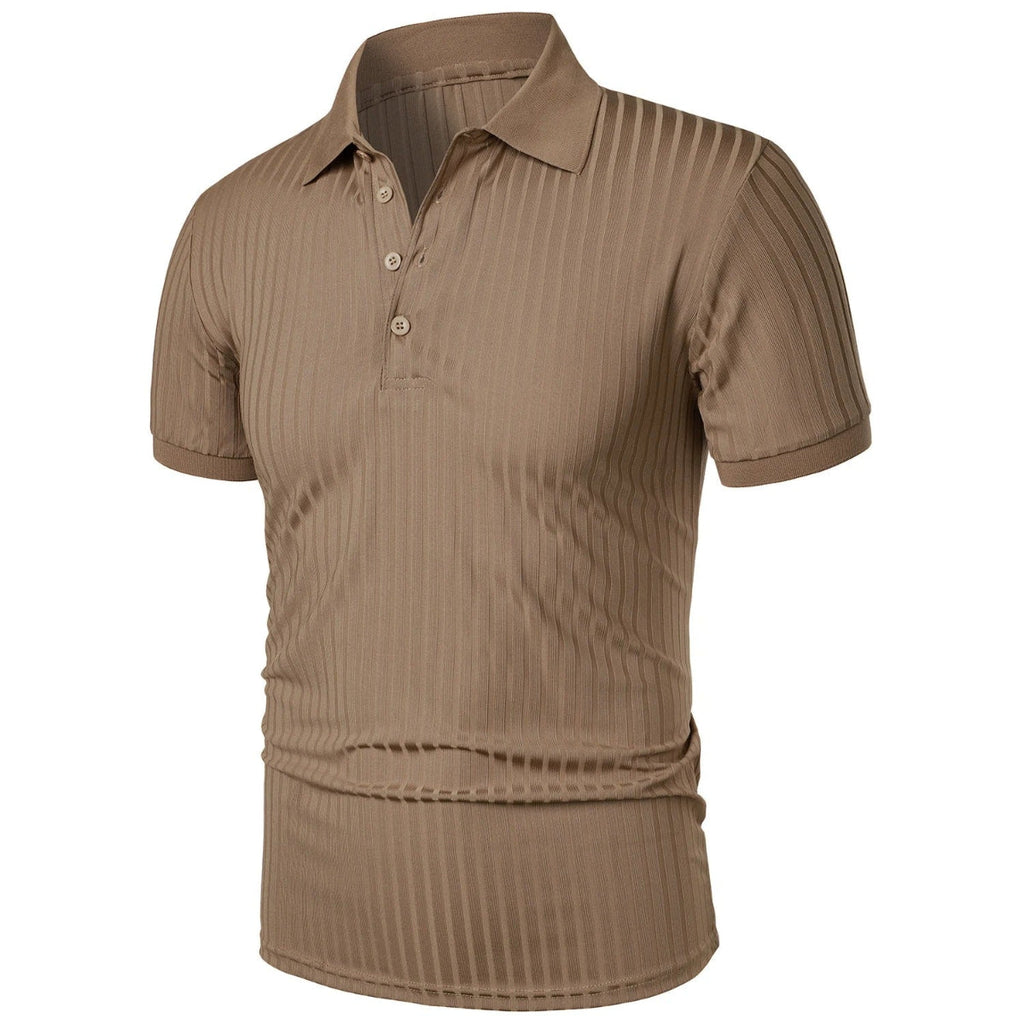Herren Polo T-Shirt aus Baumwollmischung | Lässige Passform Polo-Shirt | Knopfleiste und Kurzarmdesign für Alltag und Freizeit | Schmid
