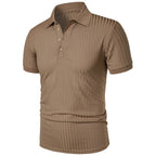 Herren Polo T-Shirt aus Baumwollmischung | Lässige Passform Polo-Shirt | Knopfleiste und Kurzarmdesign für Alltag und Freizeit | Schmid