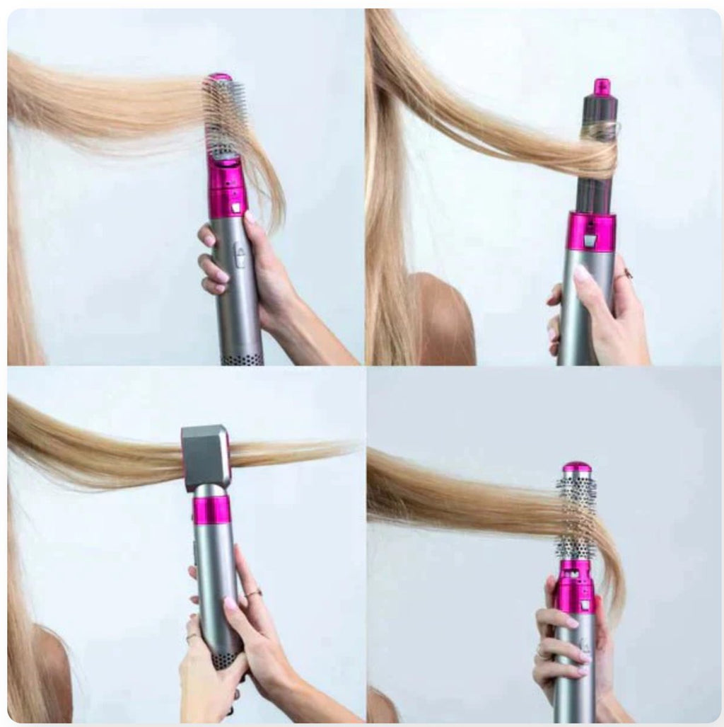 Professioneller 5-in-1 Airstyler – Haarstyler Mit Austauschbaren Bürstenköpfen