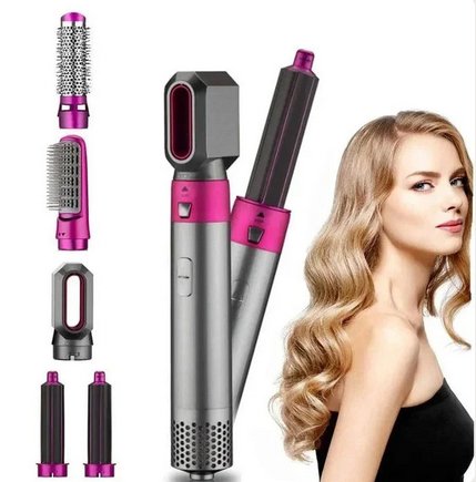 Professioneller 5-in-1 Airstyler – Haarstyler Mit Austauschbaren Bürstenköpfen