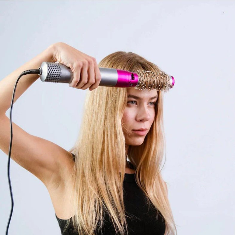 Professioneller 5-in-1 Airstyler – Haarstyler Mit Austauschbaren Bürstenköpfen