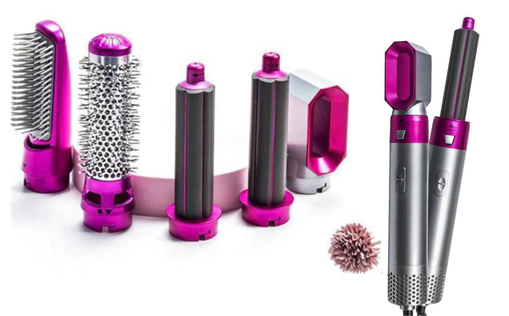 Professioneller 5-in-1 Airstyler – Haarstyler Mit Austauschbaren Bürstenköpfen