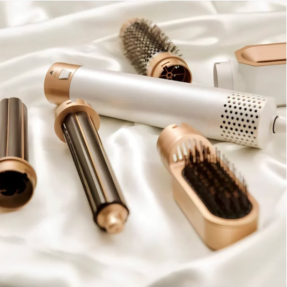Professioneller 5-in-1 Airstyler – Haarstyler Mit Austauschbaren Bürstenköpfen