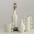 Nordic Bloom | Minimalistische Keramikvase Für Zeitlose Inneneleganz