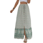 SplitSkirt - Rock Boho Rock Mit Frontschlitz