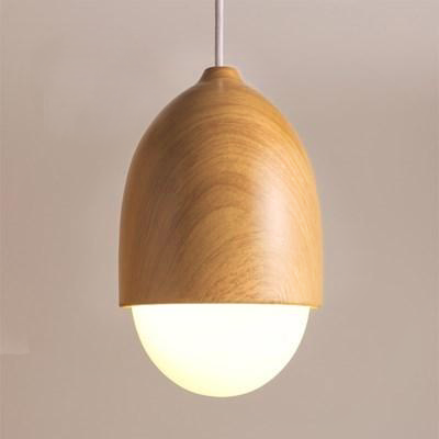 Mondglas & Holz Eichel | Anhänger