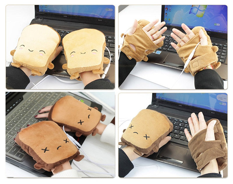 Toast Shape Fingerlose Handwärmer Handschuhe | Kuscheliger Winterkomfort Für Hände