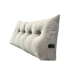 Keilkissen | Rückenstützkissen mit Baumwollbezug | Waschbares Stützkissen für Bett und Sofa | Schmid