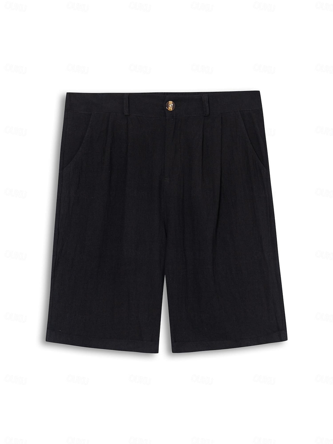 Herren Shorts aus Leinen- und Baumwollmischung | Regular Fit Sommer Shorts für den Alltag | Schmid