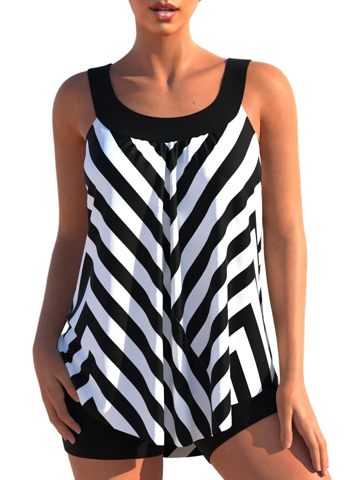 ByFey - Tankini Set mit hochgeschnittener Hose für Damen