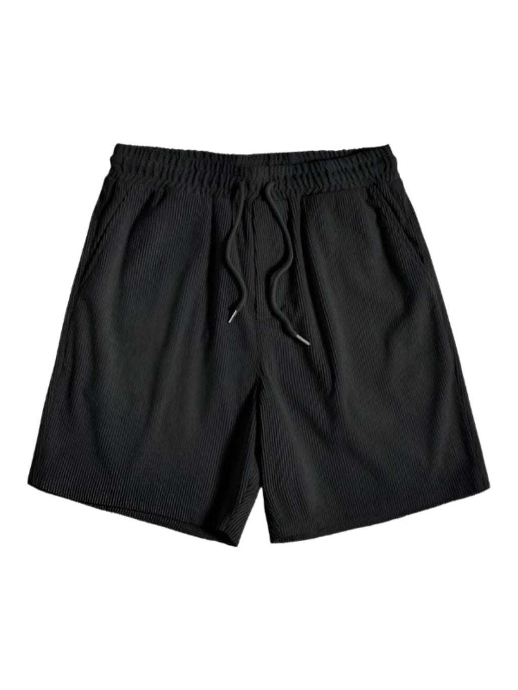 Herren Zweiteiliges Set aus Textilmaterial | Regular Fit T-Shirt und Shorts Set | Gestreiftes Design für Freizeit und Strand | Schmid