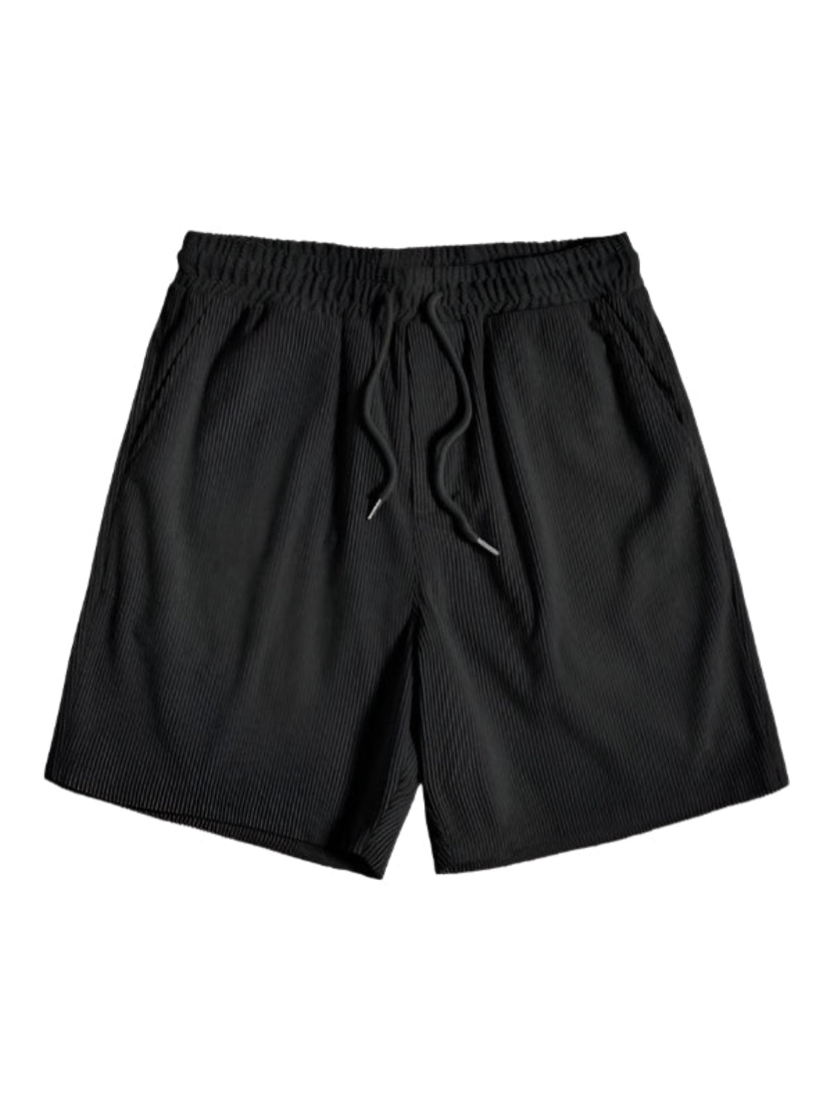 Herren Zweiteiliges Set aus Textilmaterial | Regular Fit T-Shirt und Shorts Set | Gestreiftes Design für Freizeit und Strand | Schmid