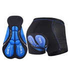 Radlerhose mit Gelpolster | Elastische Radhose | Unisex Fahrradhose mit Sitzpolster | Schmid