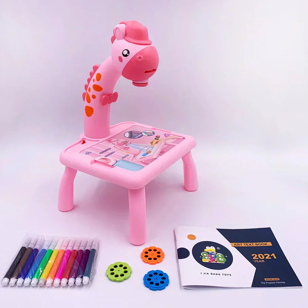 Dinoboard | kreativ-zeichenbrett für kinder mit 12-teiligem set