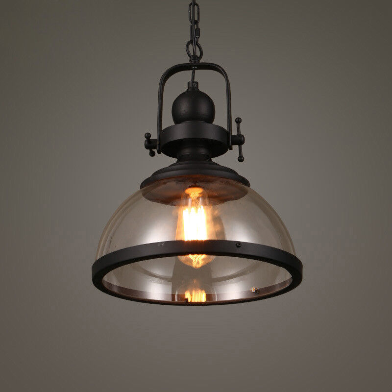 Antike glas | eisen retro industrie kronleuchter hängende deckenleuchten