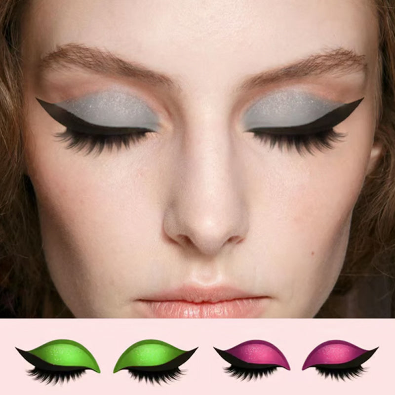 GlamLash Augensticker – Lidschatten, Eyeliner & Wimpern, Wiederverwendbar