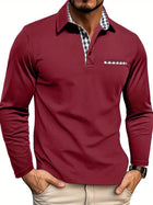 Stefan - Herren Langarm Poloshirt
