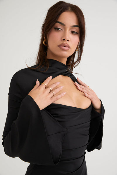 Drapiertes | korsettkleid für damen