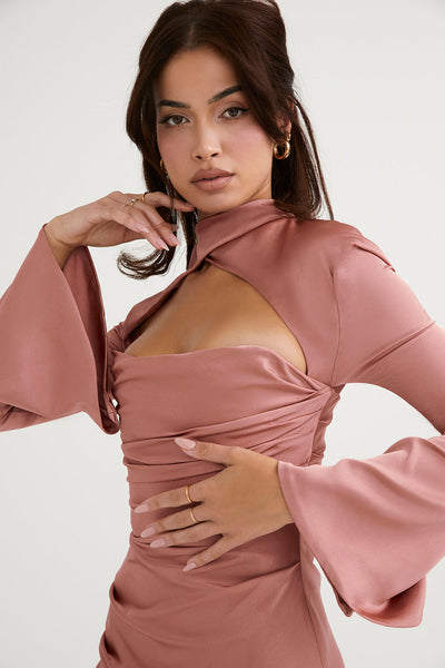 Drapiertes | korsettkleid für damen