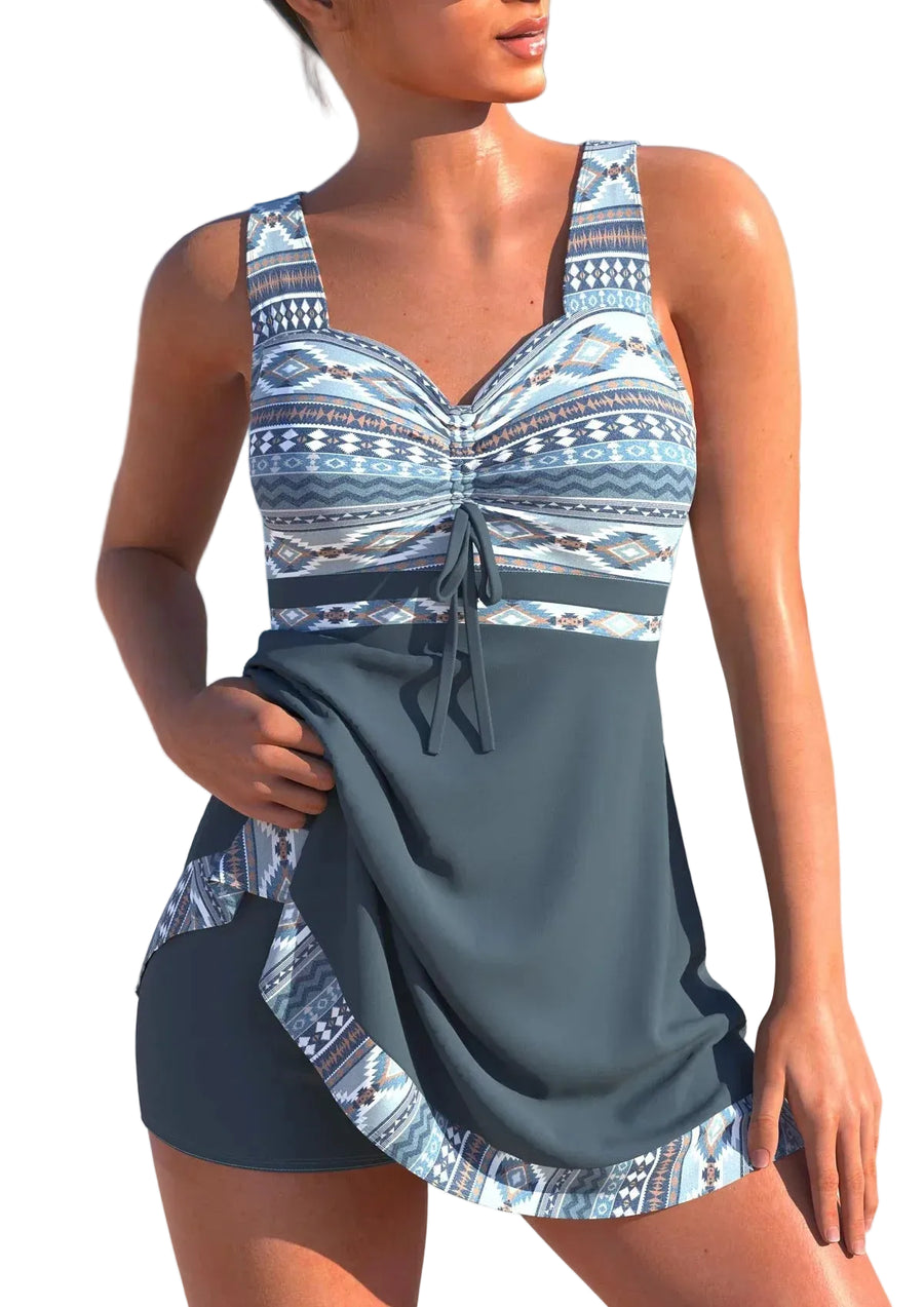 ByFey - Tankini Set mit hoch geschnittener Hose für Damen