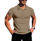 Herren Polo-Shirt aus Strickpolyester | Polo-Shirt mit Lässiger Passform | Knopfleiste und Kurzarmdesign für Alltag und Freizeit | Schmid