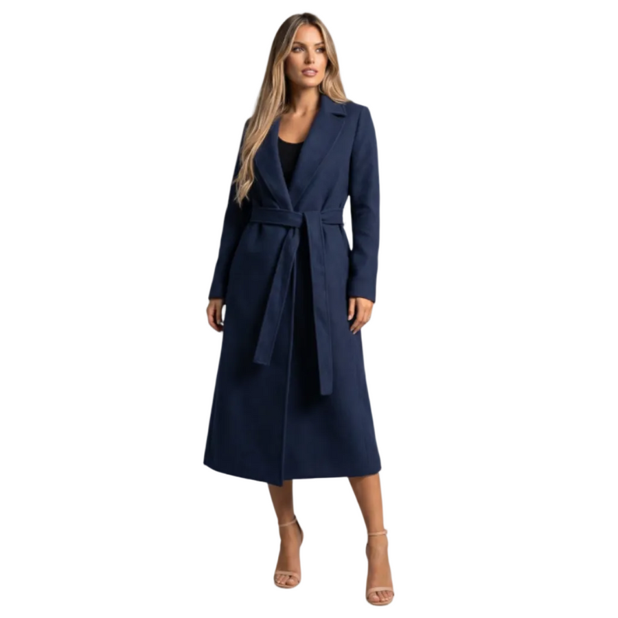 Damen Trenchcoat | Trenchcoat mit Reverskragen und Taillengürtel | Reguläre Passform aus Polyester für Alltag und Arbeit | Schmid
