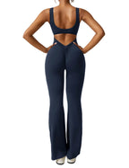 Liv - Jumpsuit Rückenfreier Damen Jumpsuit mit Ausgestellten Hosen